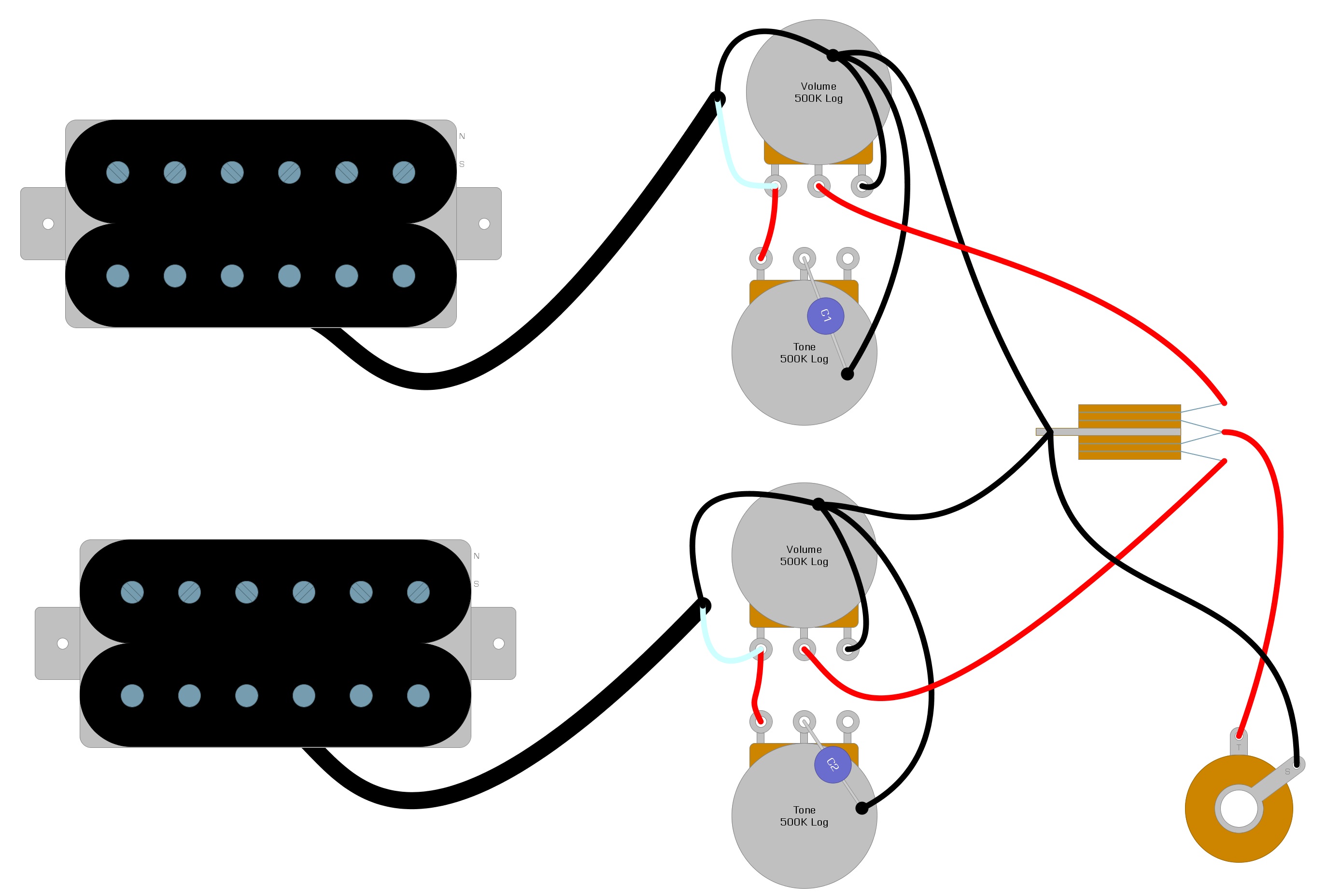 single conductor humbucker