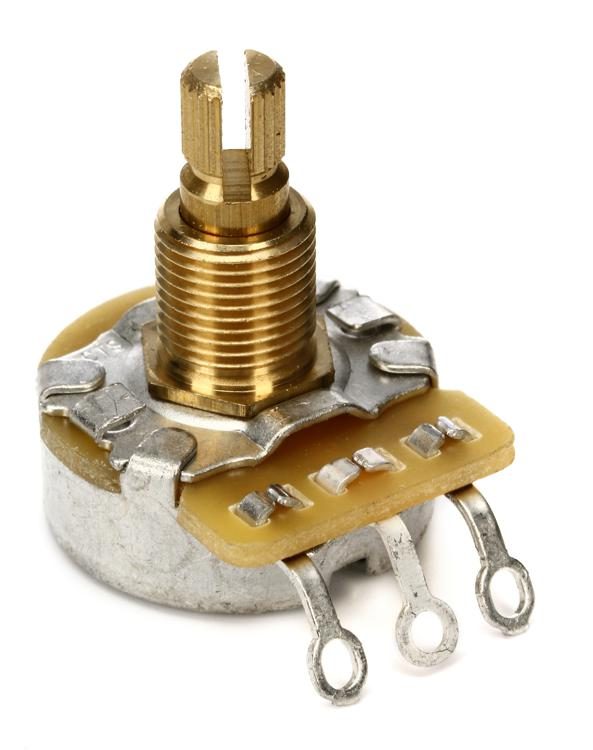 mixing 500k and 250k ohm potentiometers