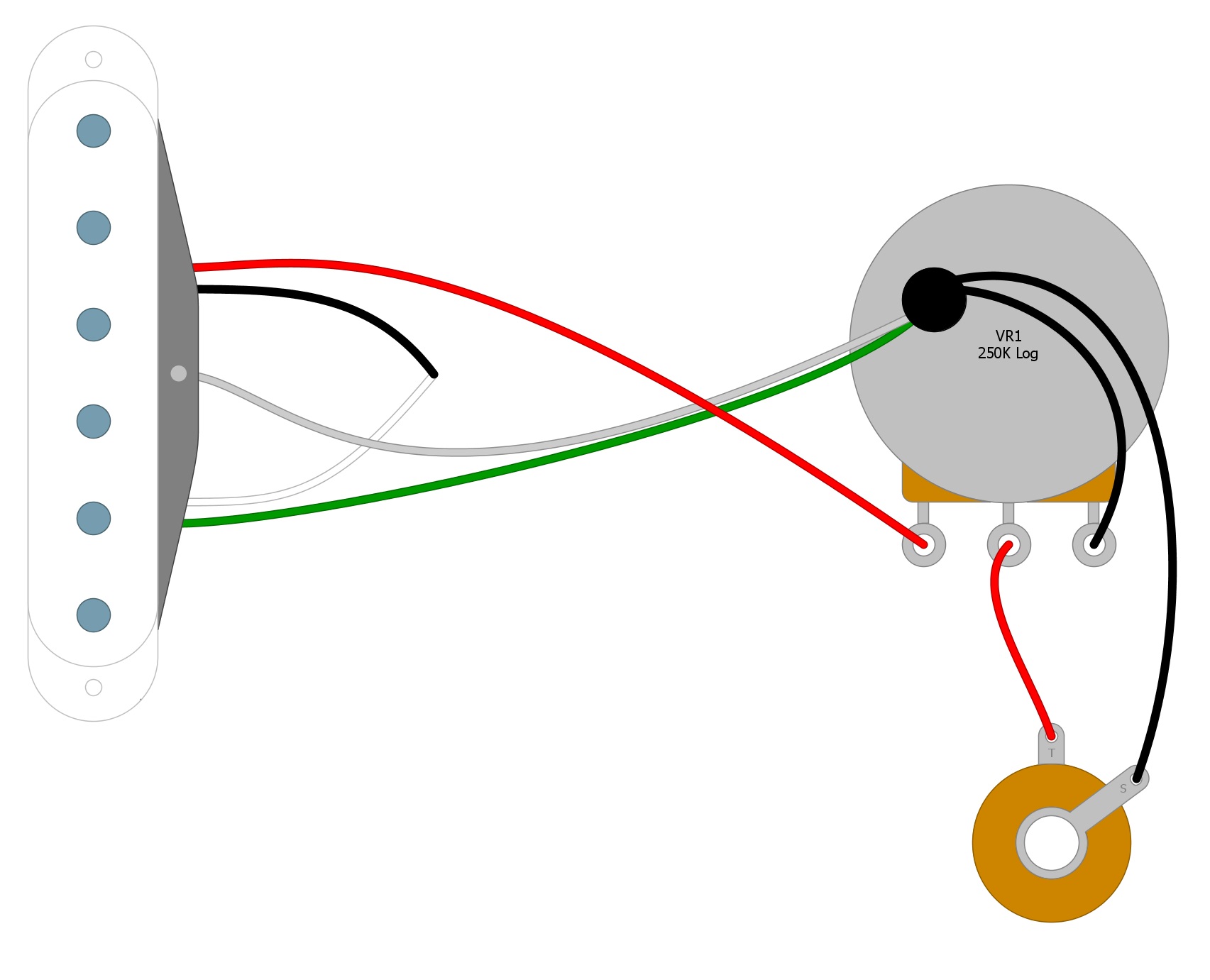 DiMarzio Fast Track 2 Wiring Diagram - Humbucker Soup