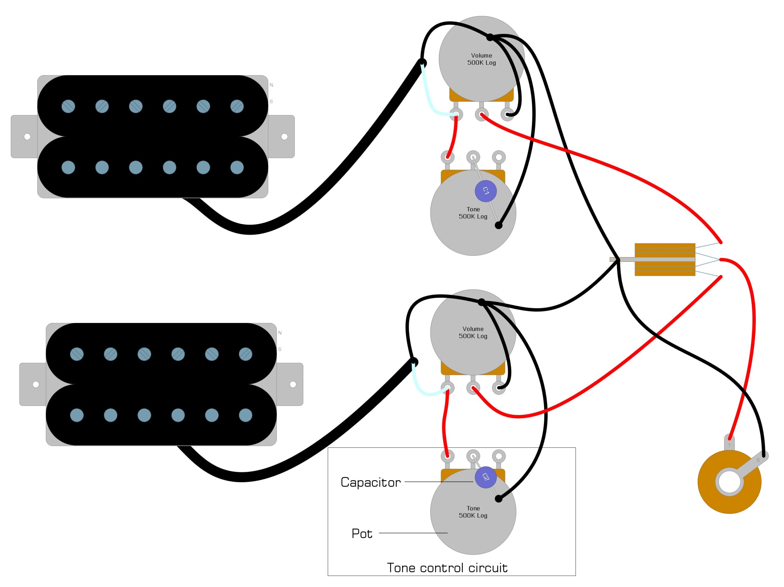 How Does A Guitar Tone Pot Work Humbucker Soup